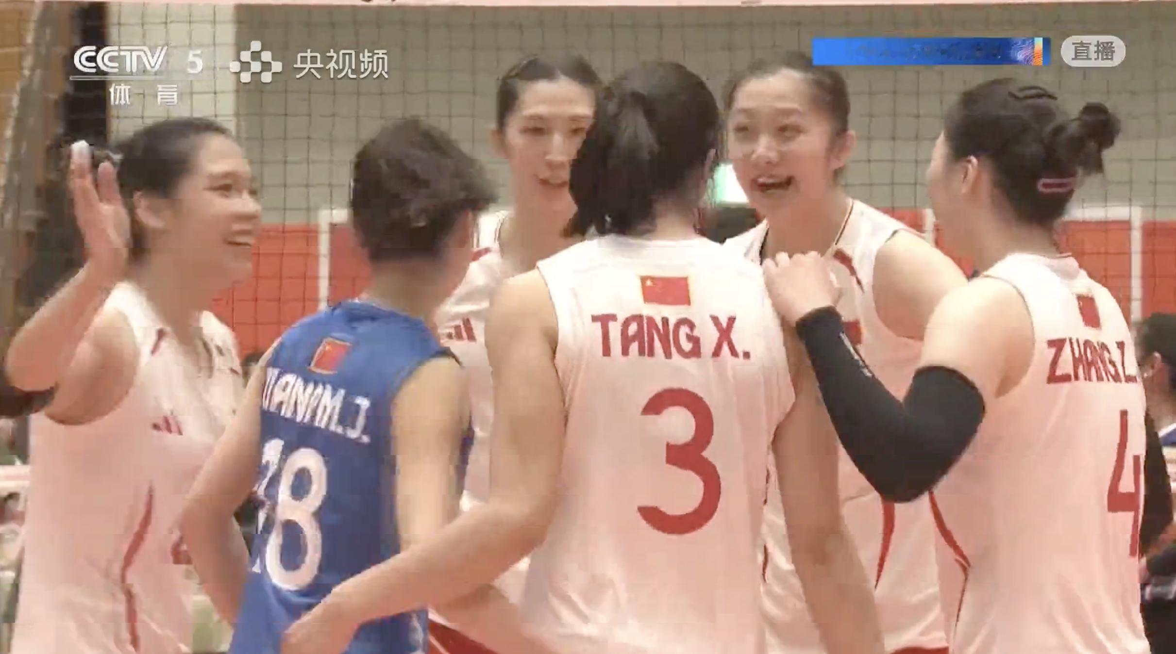 亚运会女排B组：中国女排🇨🇳1-0🇵🇭菲律宾女排【25-18】中国女