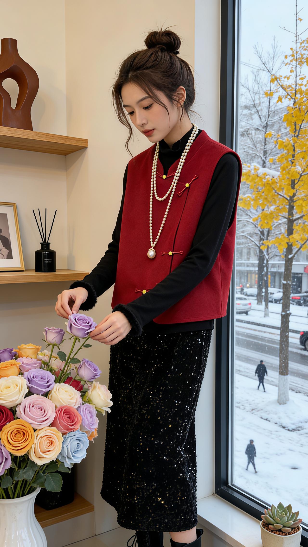 穿搭秋冬季搭配冬季搭配套装新年穿搭