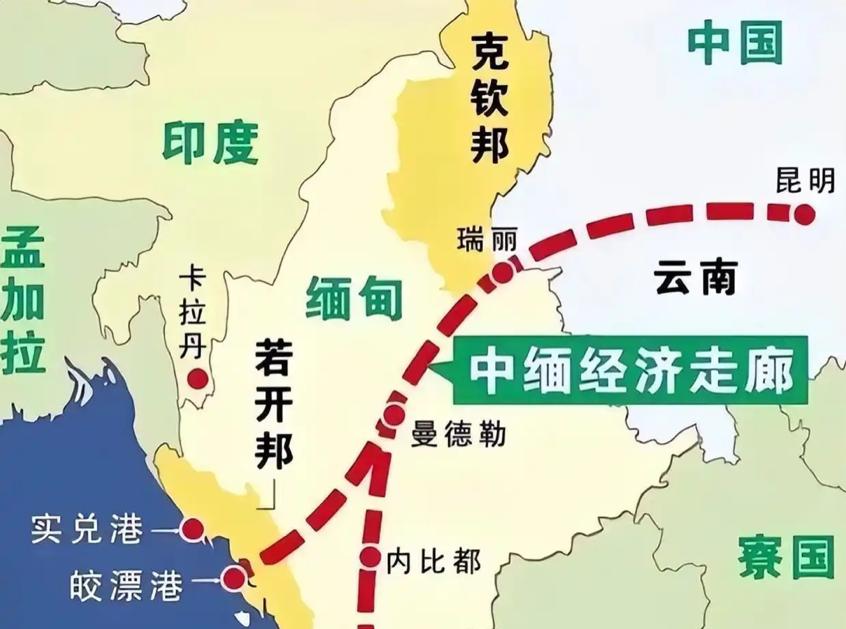 苦等18年缅甸终于想通了，缅甸这边终于想通了，他们准备和我国一起打通一条经济大动