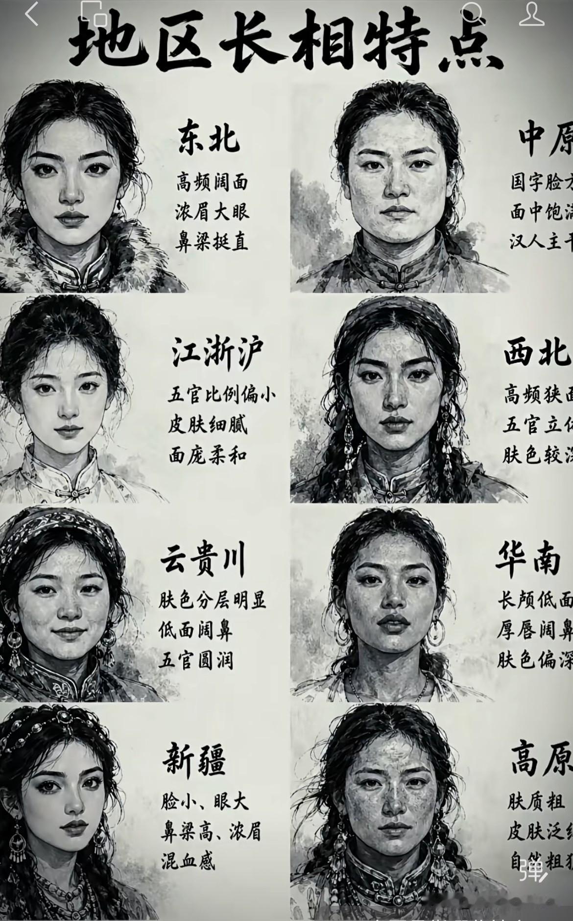 有人说：“北方出美女多，尤其是东北河南山东。南方只有四川湖南出美女。江浙沪这种美