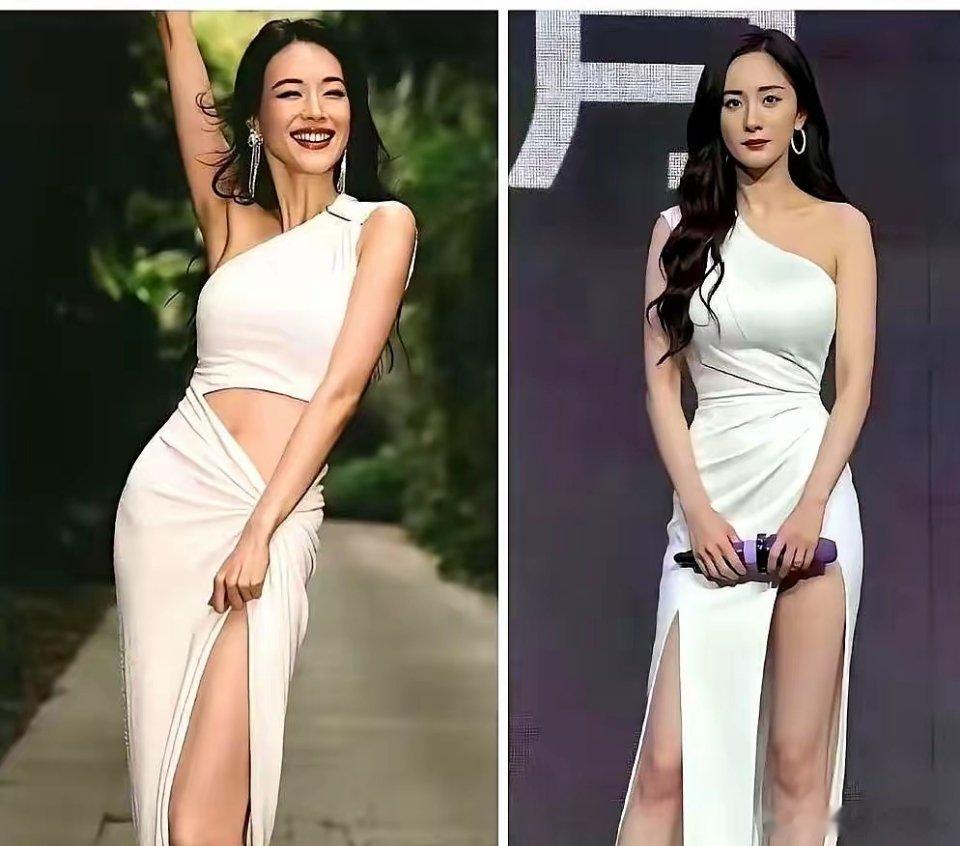 女明星走红毯，最怕的是什么？不是撞衫，是被人一眼看穿你在“硬凹”。杨幂和舒淇，这