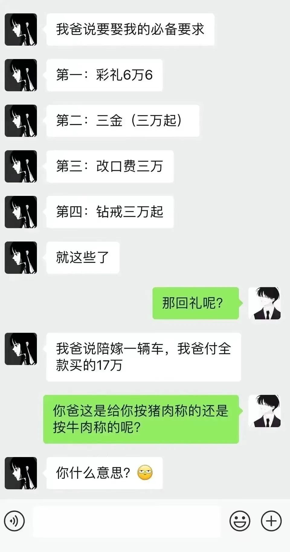 你什么意思？