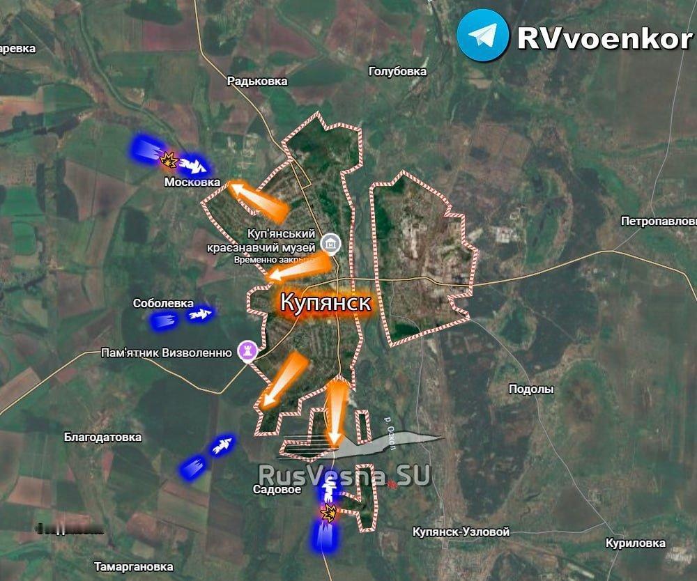 敌人正在库皮扬斯克发动血腥的“反攻”，企图夺回这座城市。▪️在泽连斯基和西里西