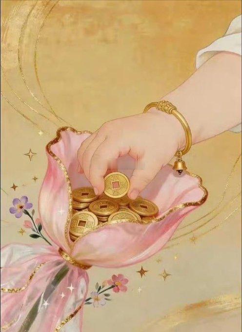 手拈铜钱，日日生金。