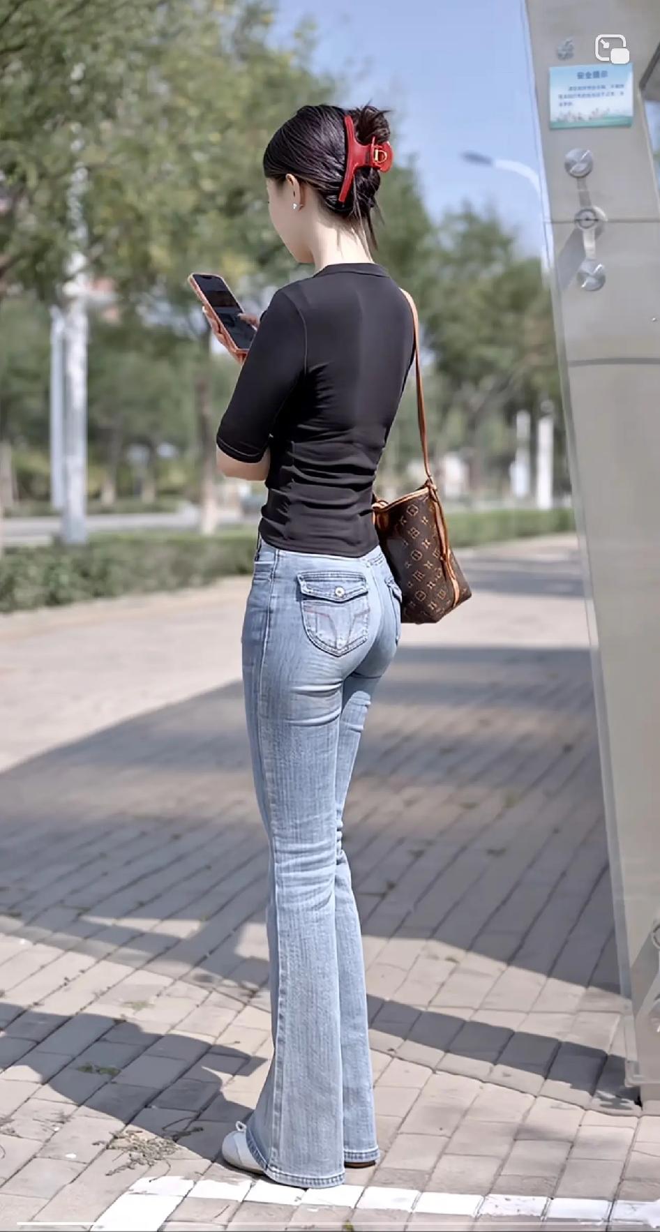 看背影太美了，一顾倾人城，再顾倾人国。
