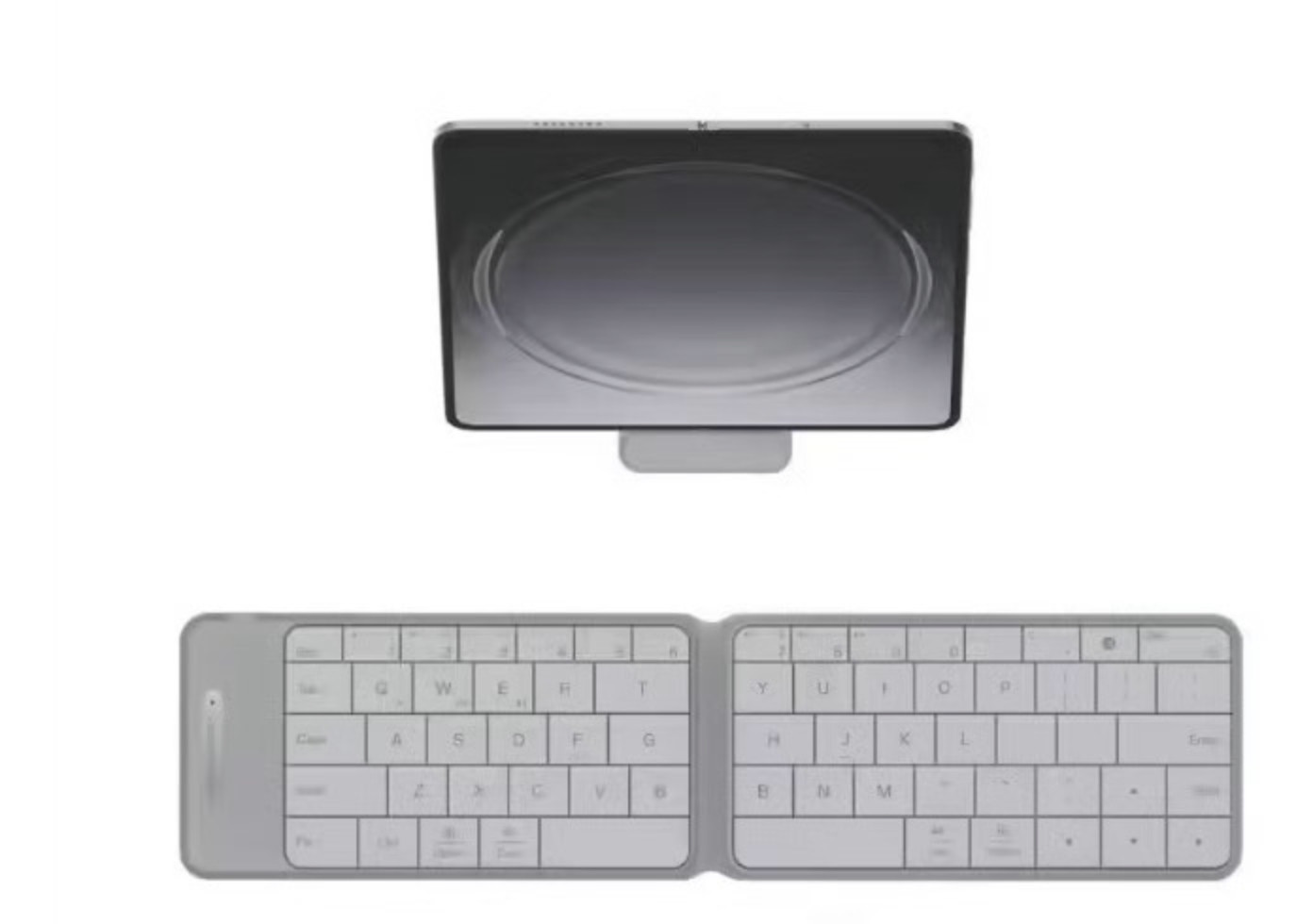 据科技博主evleaks爆料，OPPOFindN6也有折叠键盘，和华为Ma