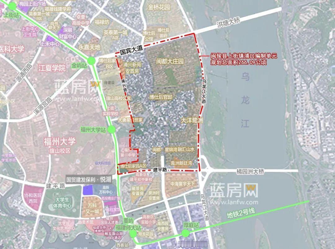 涉及旧村改造！福州近4000亩沿江片区控规公示！规划大量住宅、中小学