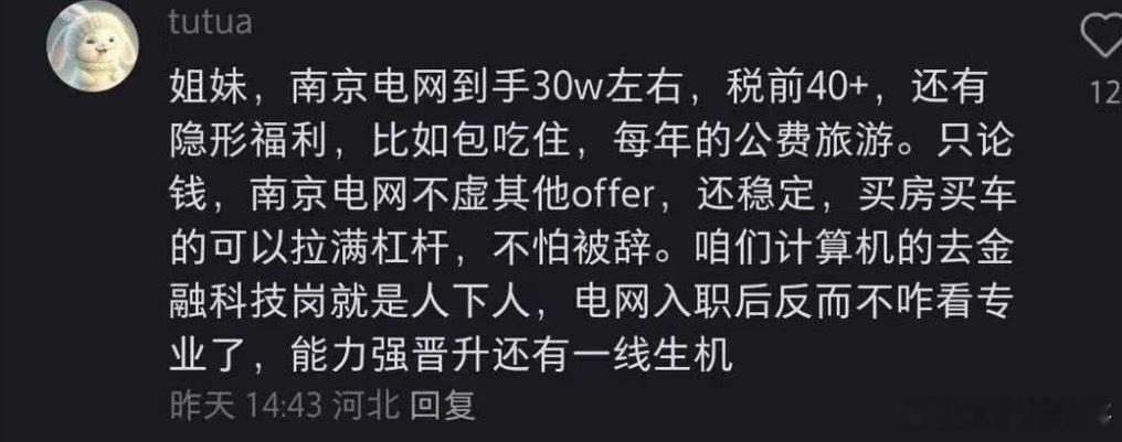 国家电网工资情况是这样的。