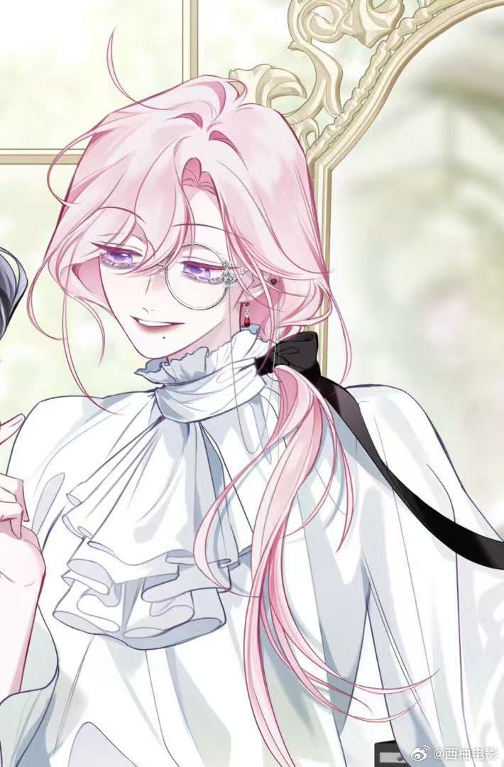 lo圈顶流来cos国漫了谁懂啊！单衔春粉毛骑士装一出场，递花瞬间直接戳我心巴，