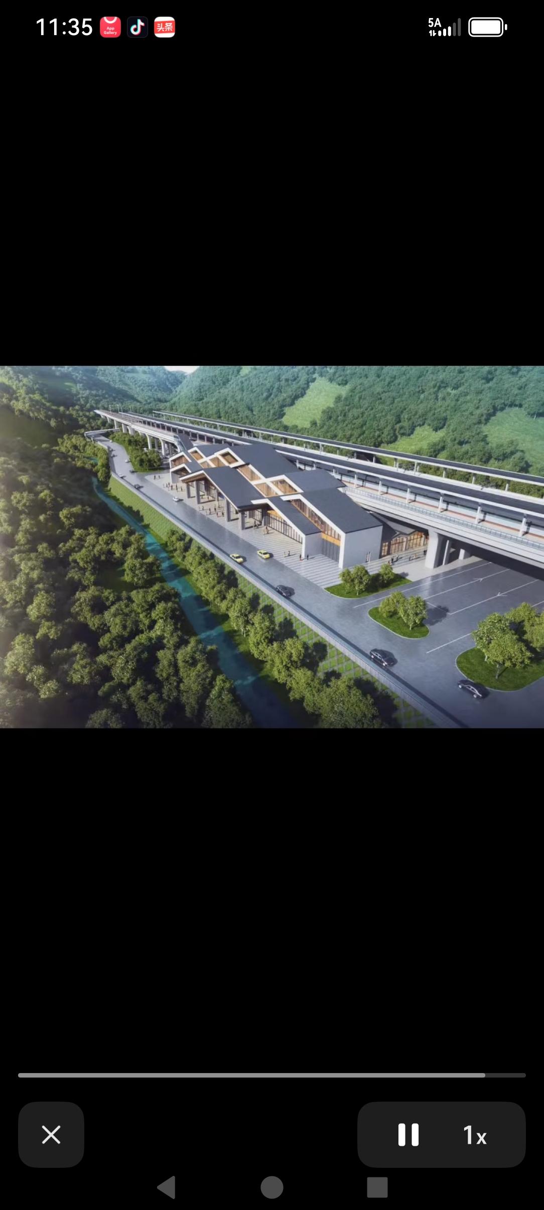 彝良北站！渝昆高铁上的最小一个高铁站了吧！没办法啊！四周的地理位置所困，也许这个