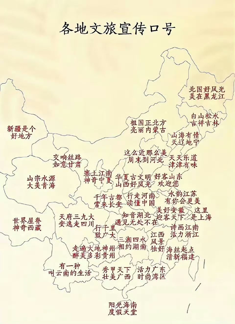全国文旅的宣传口号