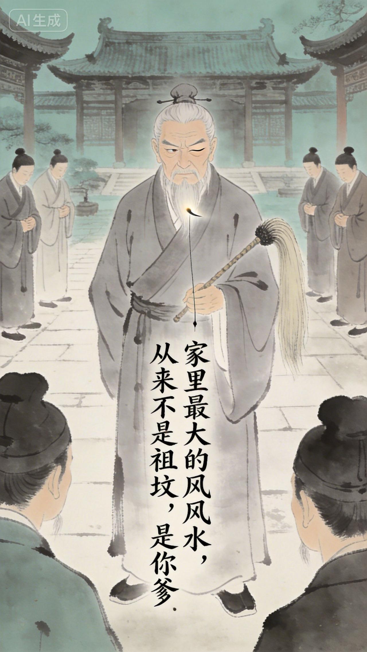 家里最大的风水根本不是祖坟，而是你爹！别等他走了你才懂。你发现没有？有些人年