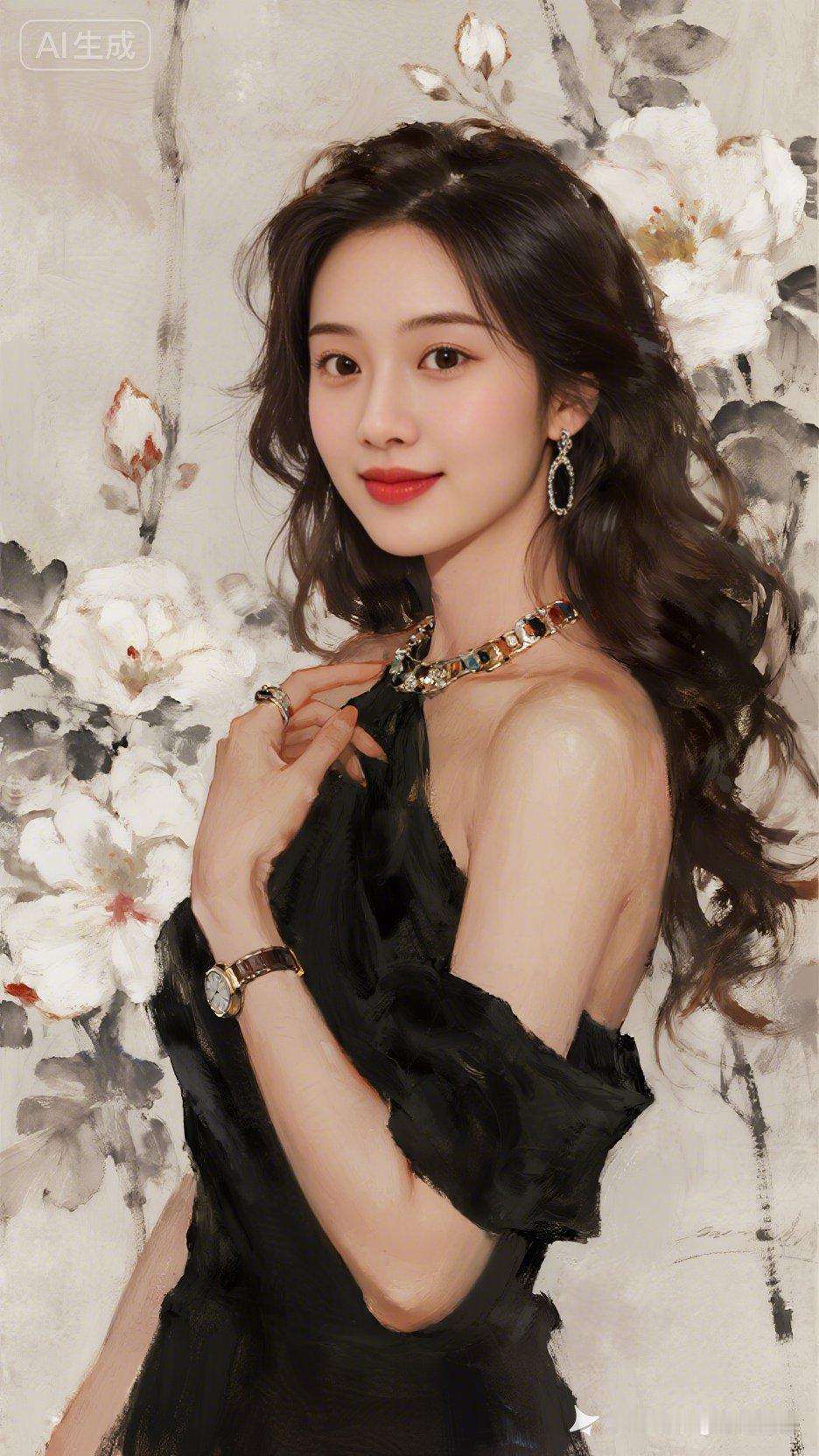 优雅黑裙，惊艳时光，气质满分！