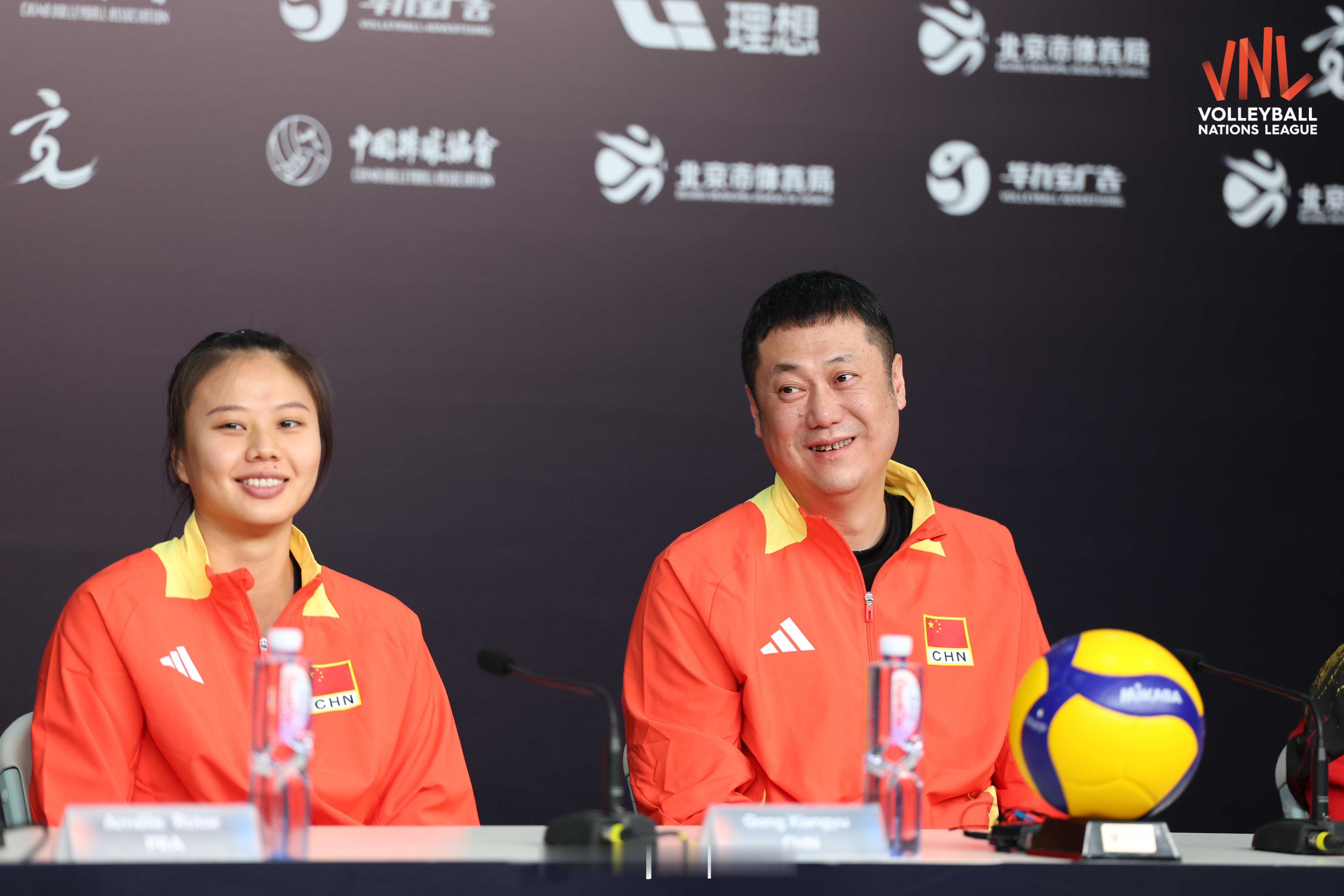 【国家女排联赛北京站中国队赛前发布会实录】2025世界女排联赛国家排球联赛北京