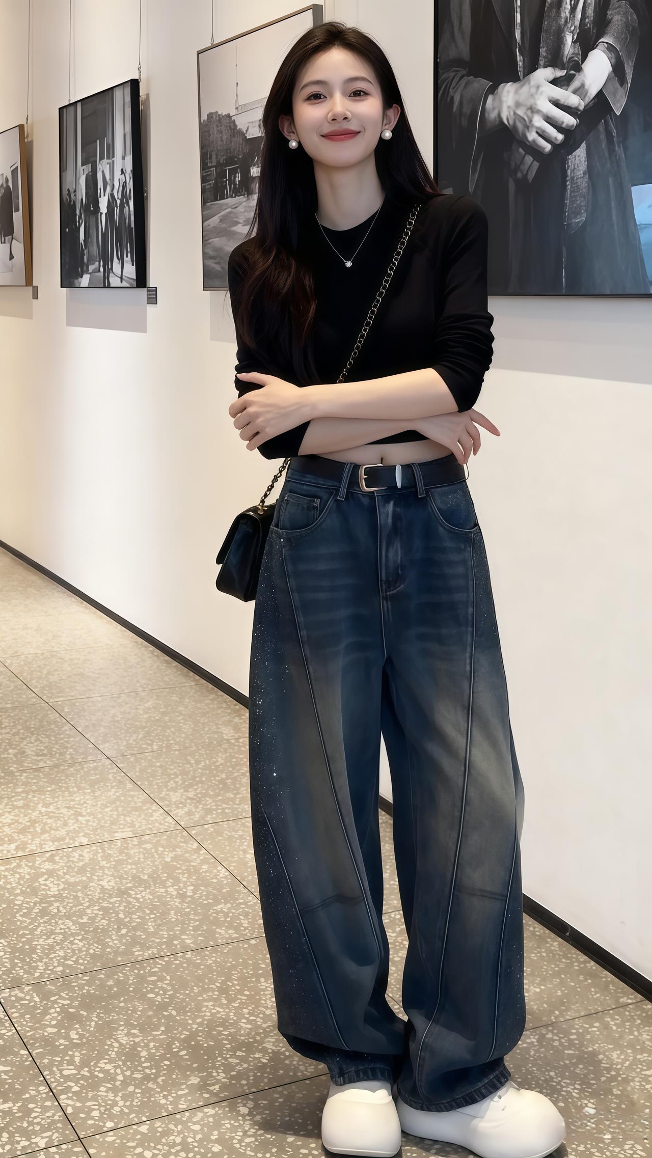 穿出你的chic风牛仔裤穿搭今天穿什么ootd穿搭