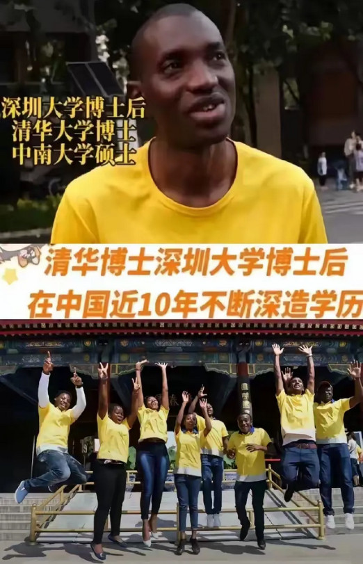 这位留学生朋友实在太厉害了。经过在国内近十年的不断深造，通过自己的不断学习和努
