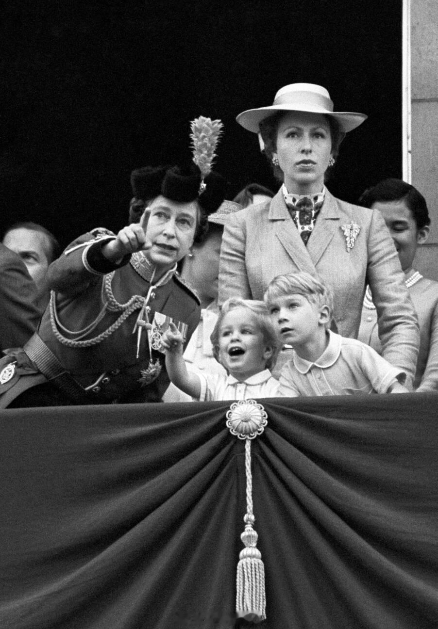 英国王室1980年6月14日，伊丽莎白二世女王和她的外孙彼得菲利普斯