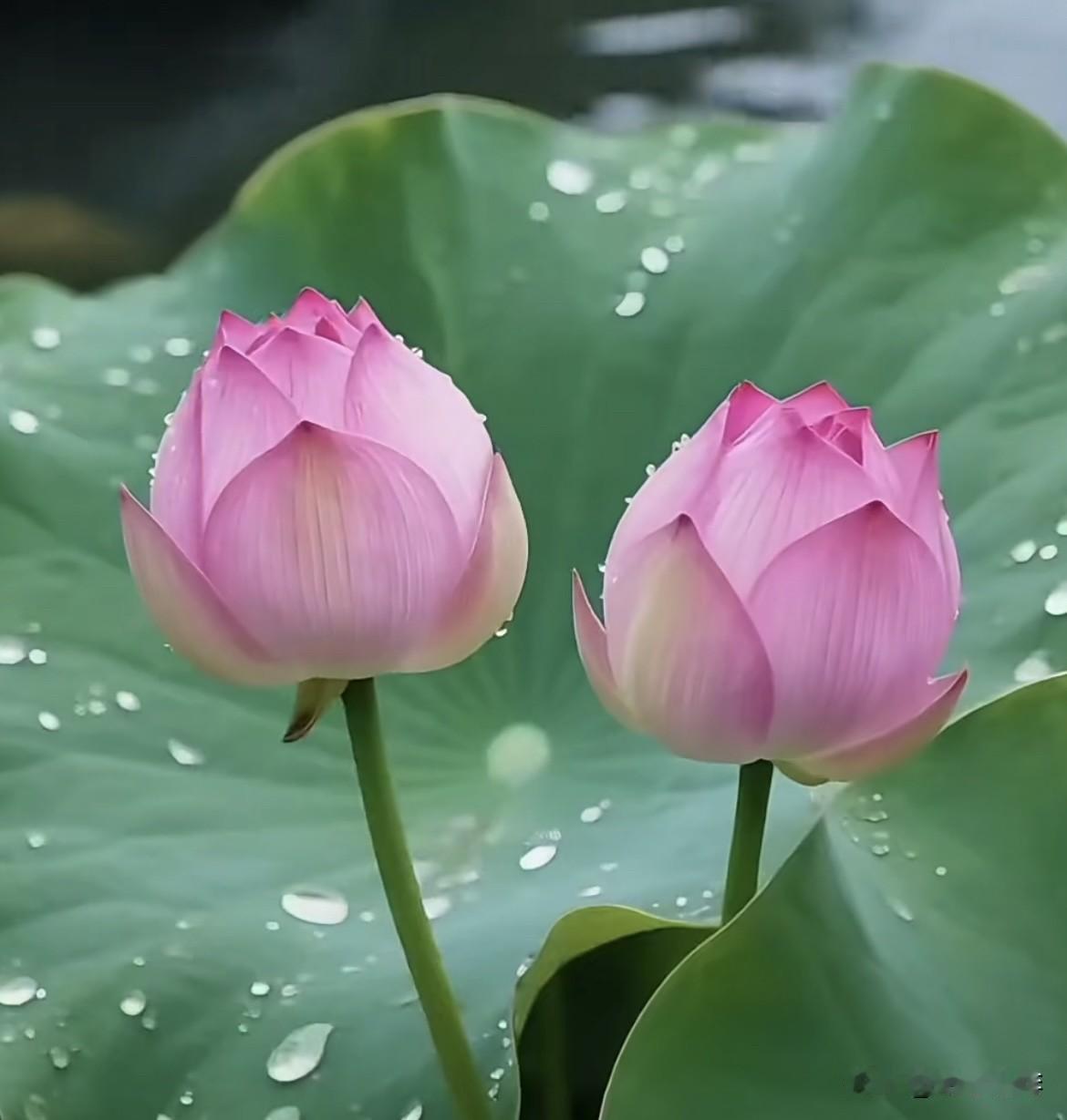 有一种花，叫荷花，它的花语是：红尘美景皆过客，人生一梦百事休，愿做凡尘一朵莲