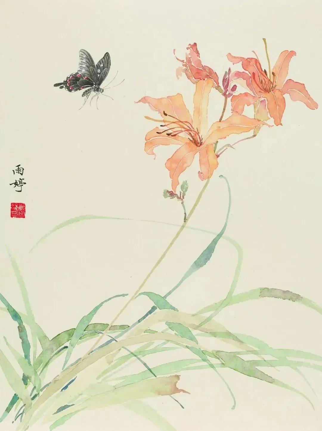 没骨画赏析