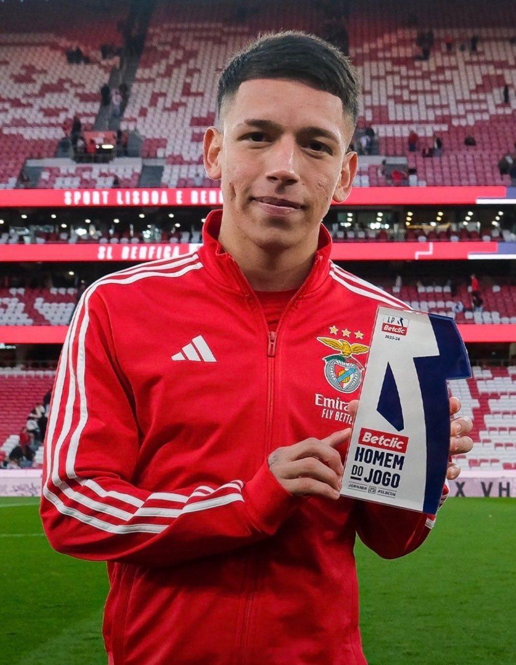 🇦🇷⭐️詹卢卡·普雷斯迪亚尼，本轮比赛以贡献2次助攻被评为全场最佳MVP。