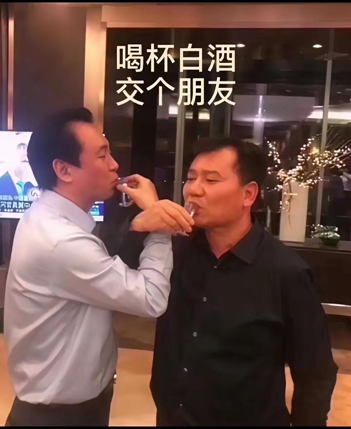 这张照片，太经典了！！当年这个交杯酒一喝；许老板拿走了张总的200亿；苏宁