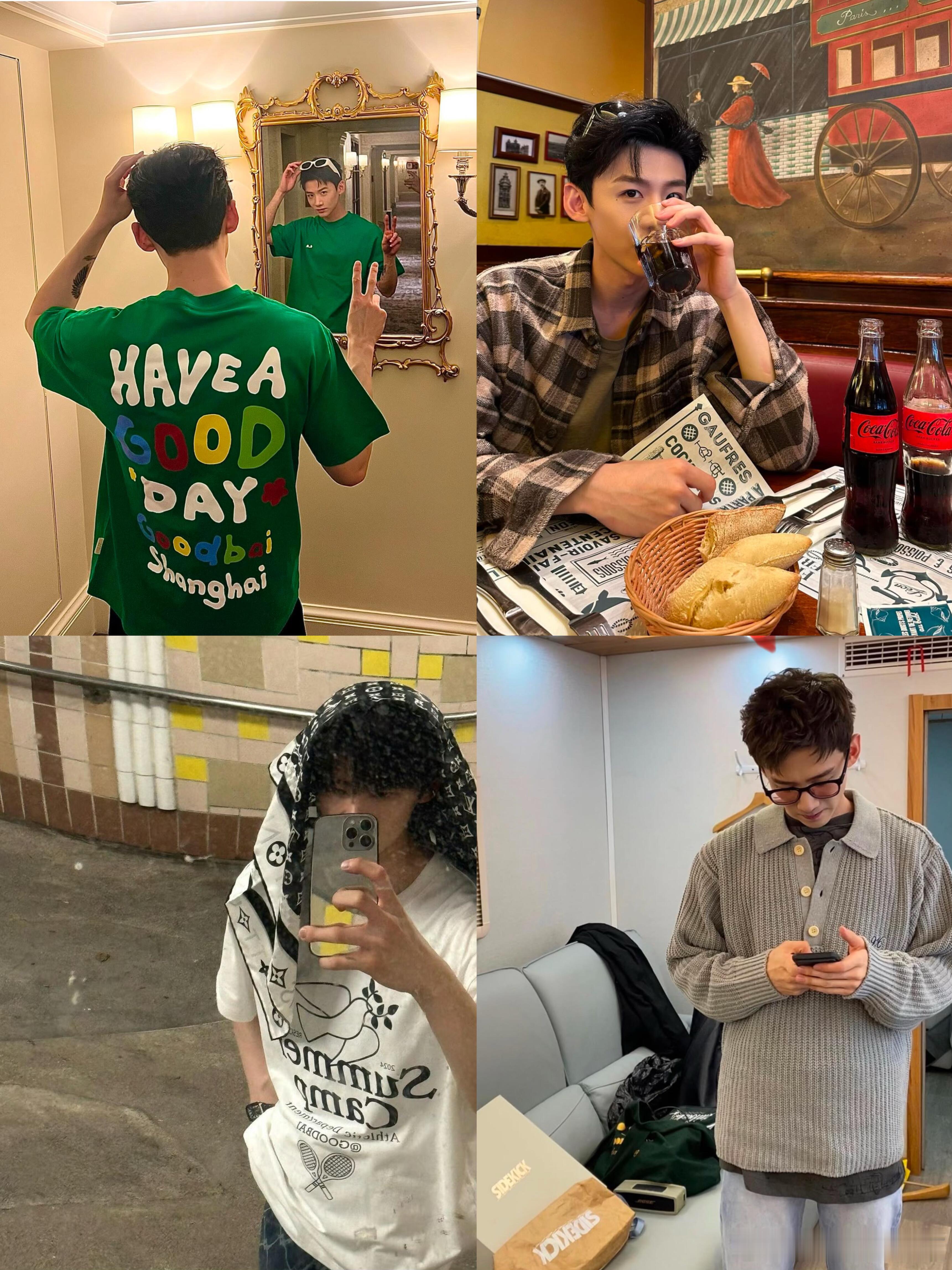 很会拍男友照的白敬亭内鱼有这么会穿的男艺人是你的福气～​​​