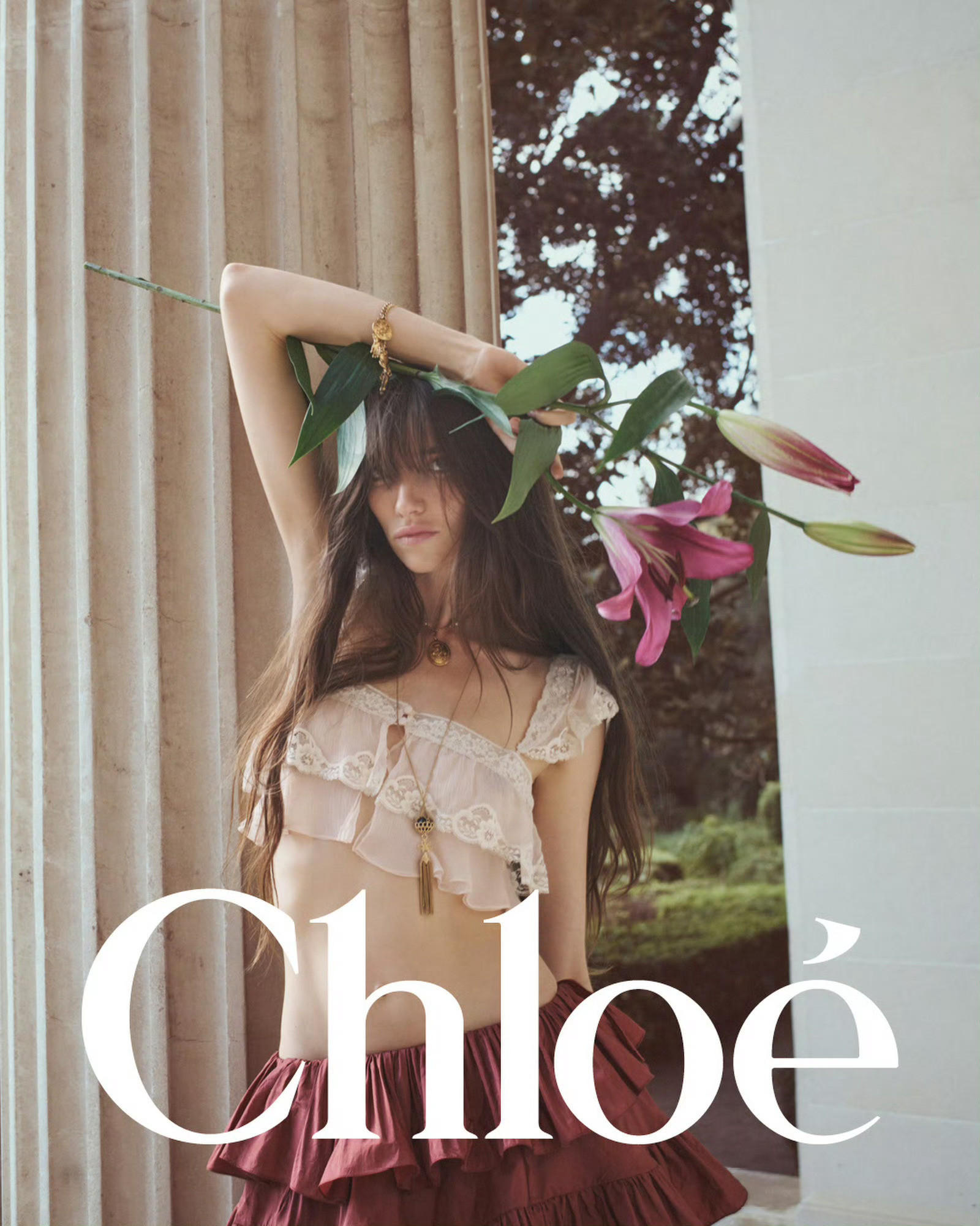 25秋冬广告季Chloé摄影DavidSims模特GraceHartz