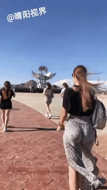 这是哪里，风居然这么大？