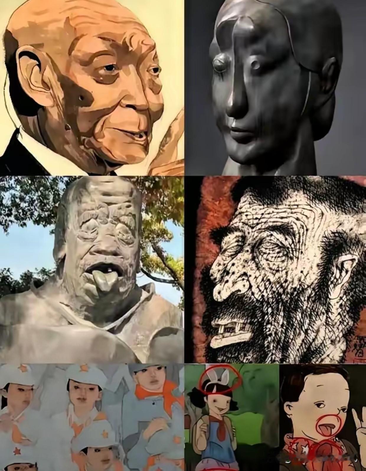 清华美院这次翻车，很多人盯着这幅画在骂，但是我认为应该追问一句：如此明显踩线的作