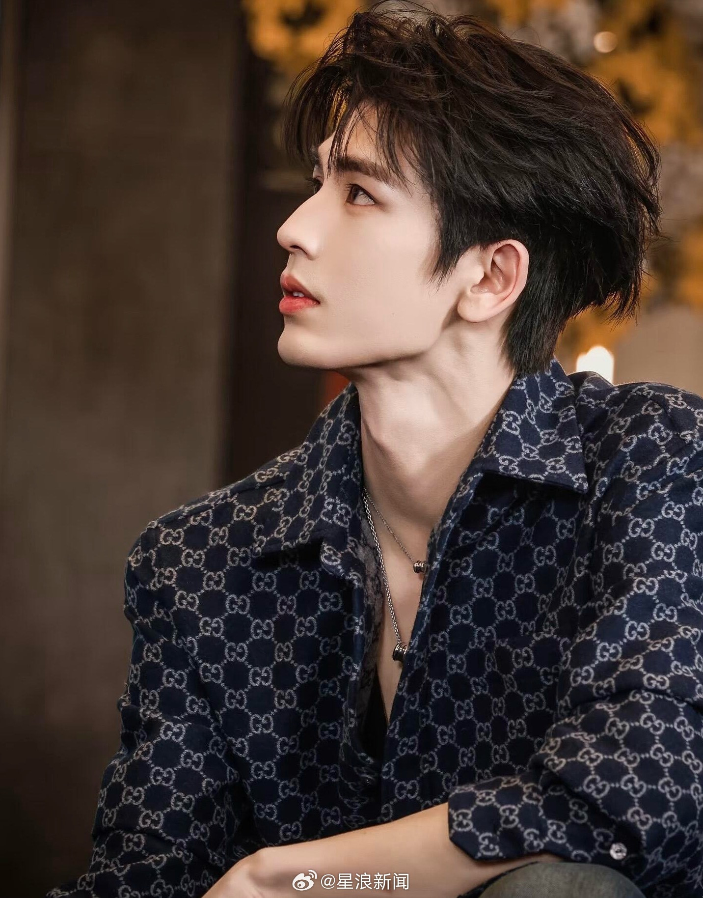 张凌赫———穿GUCCI最好看的人GUCCI说：遇见他，我们才真的遇见了时尚