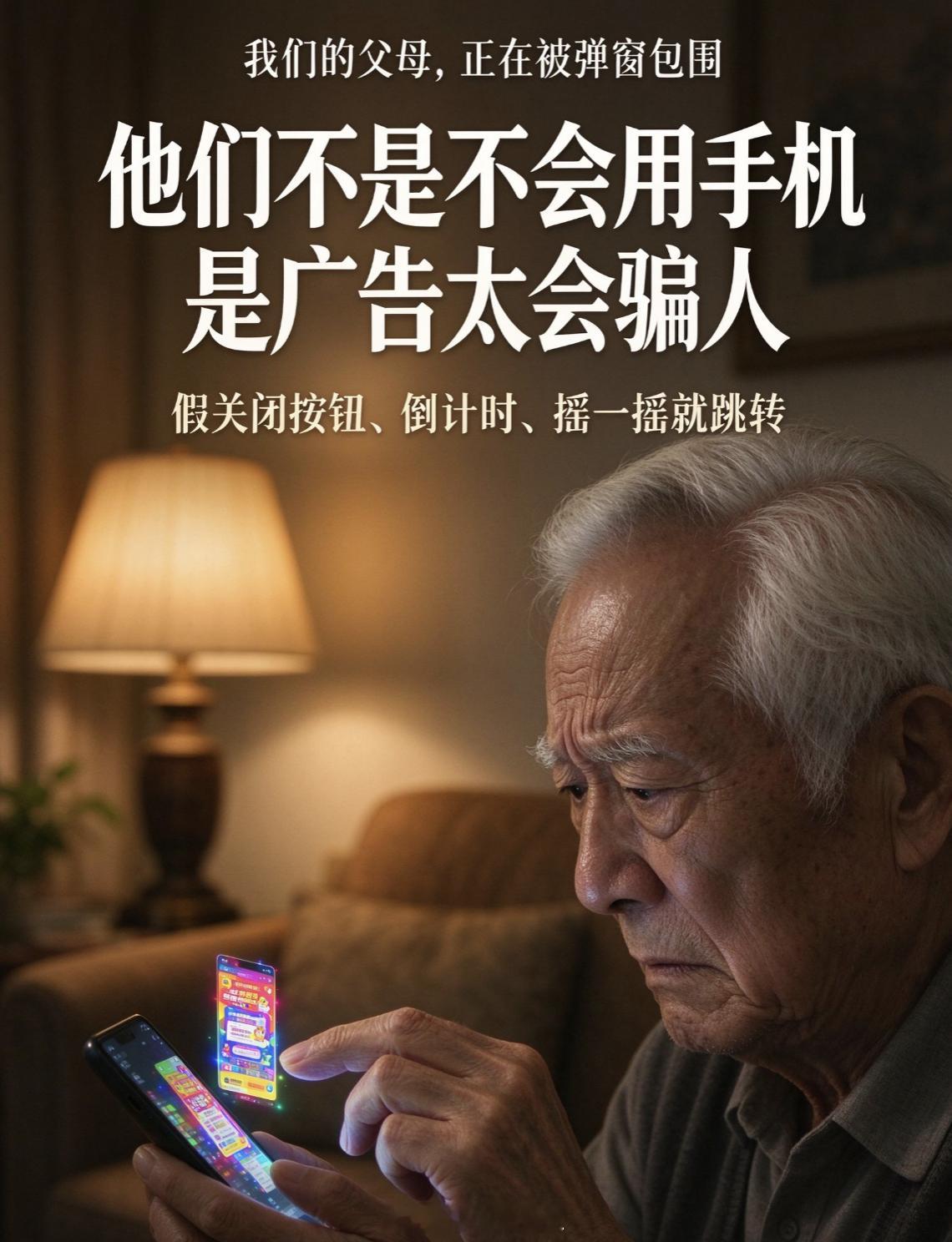 央视起底关不掉的弹窗广告上次我妈说他手机"坏了"，打不出去电话我拿过来一看，
