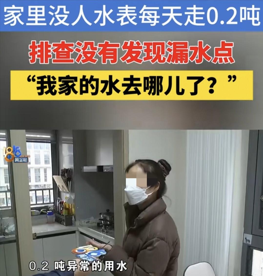 浙江宁波，女子的新房一直没入住，莫名欠了20块钱的水费，女子发现新房每天有0.2
