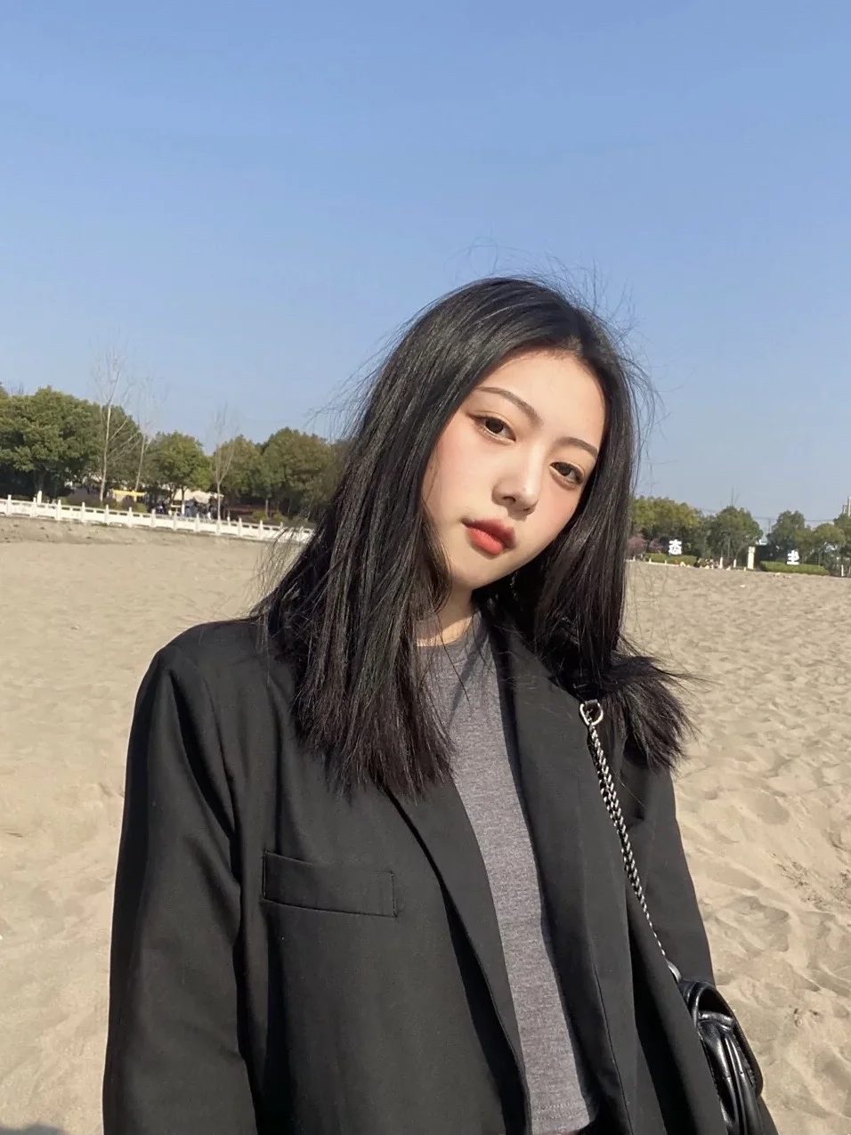阳光明媚就去海边走走吧！🌊