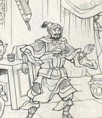 赵匡胤桃花宫醉斩郑子明，群臣不服，他也不知道怎样善后，就想让军师出主意。不料，他