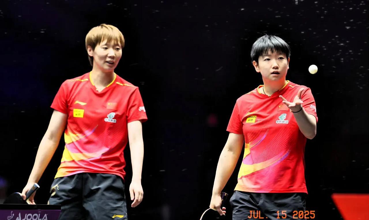 孙颖莎、王曼昱还要继续做搭档！这不8月份的瑞典大满贯赛又给她俩报上女双了！不