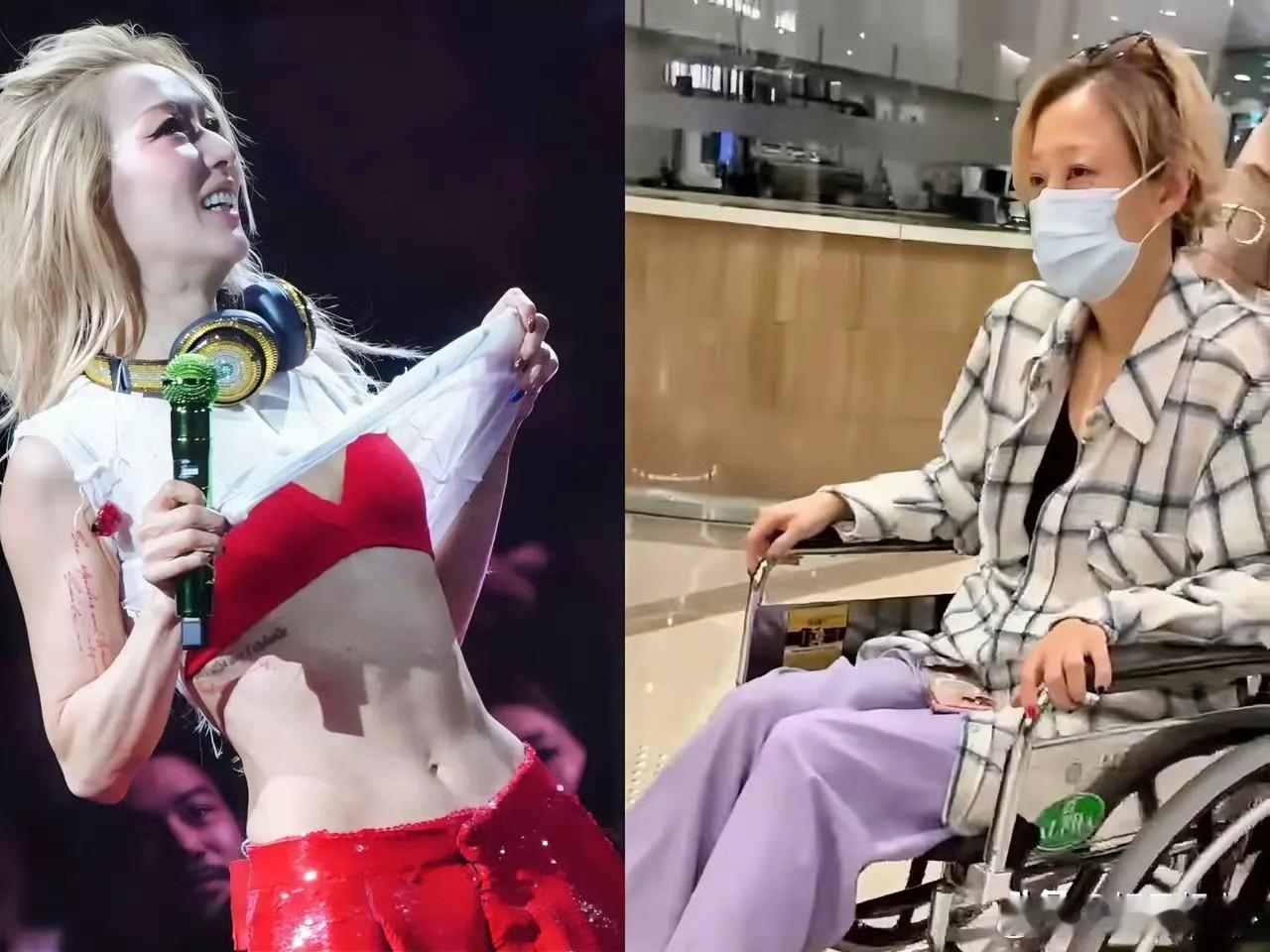 53岁郑秀文坐轮椅！老人太瘦真的不是一件好事？53岁郑秀文168cm不到1