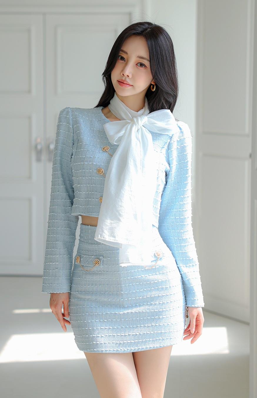 温柔蓝调，优雅迷人，时尚穿搭，尽显气质！