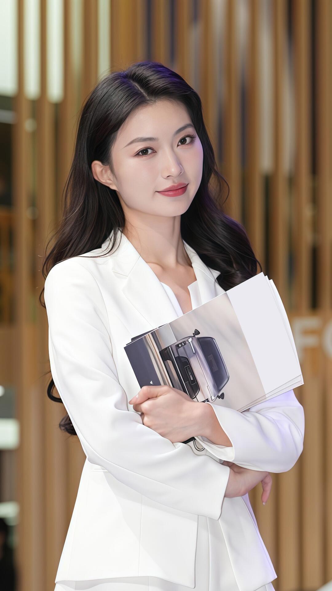 职场女性风采，优雅自信，尽显都市魅力。