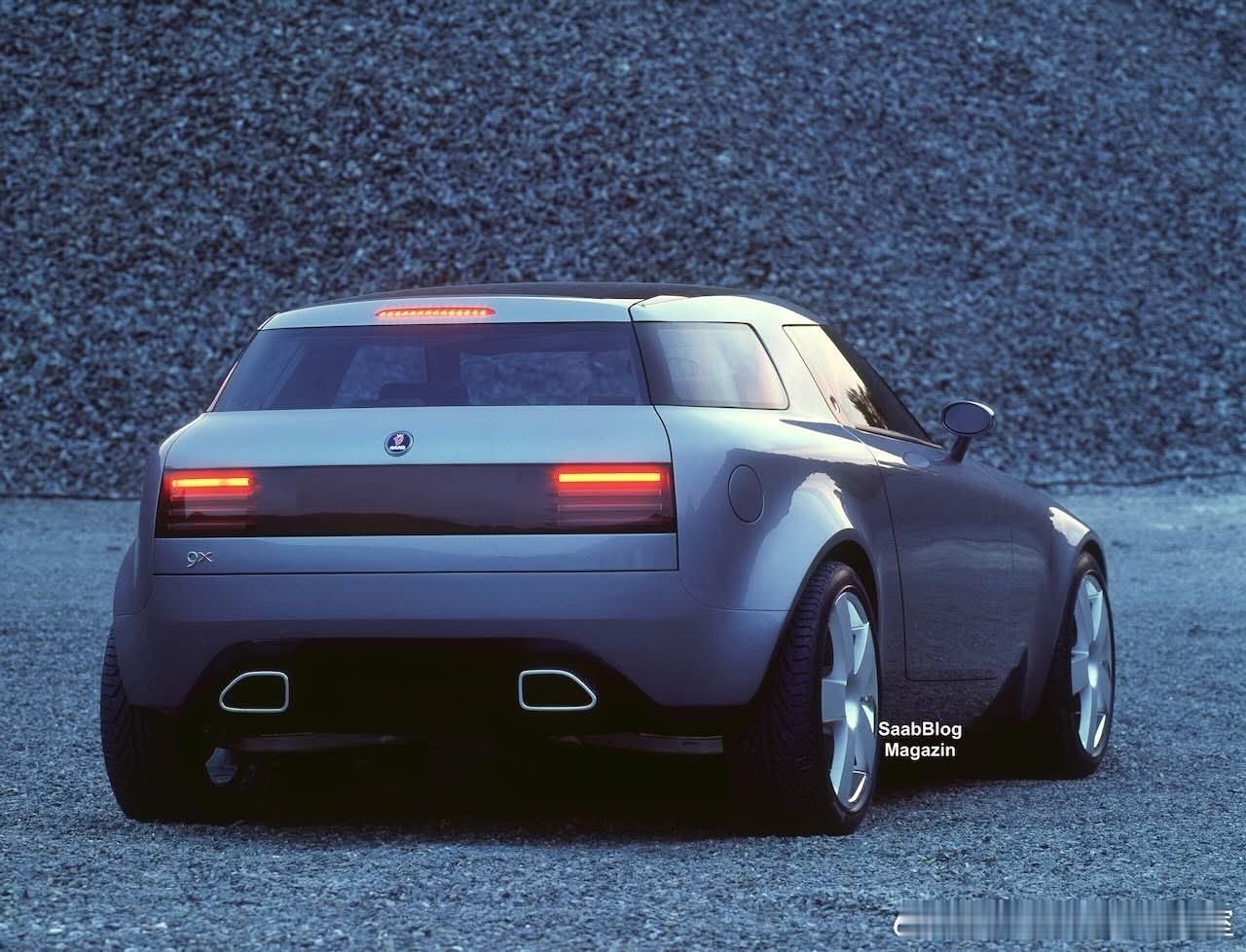 2001年萨博推出的9X概念车，可惜没有量产​​​