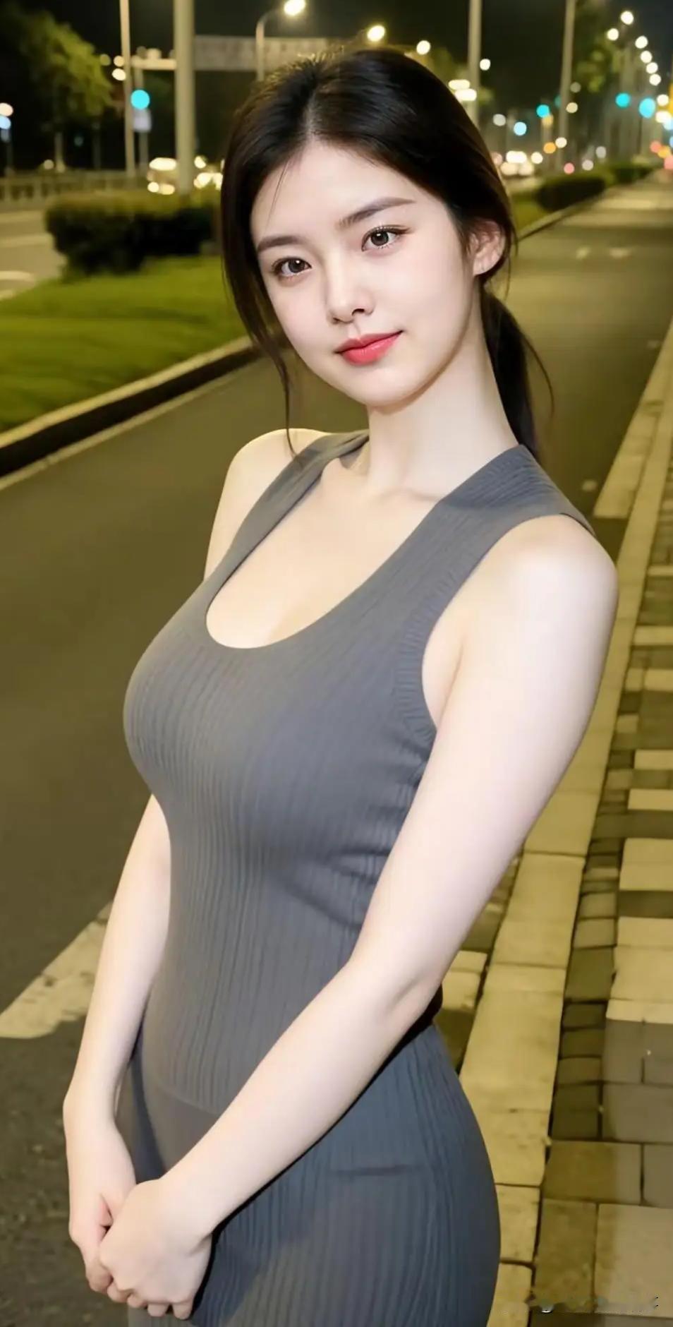 逛街的张京太美了