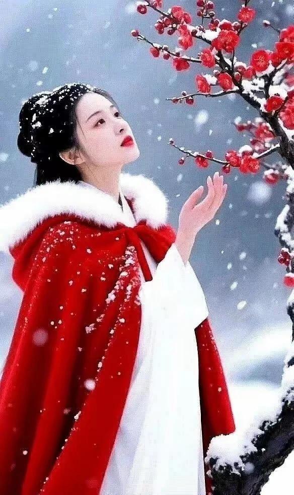 上联：醉里寻梅踏雪去下联：暗香渺渺入袖来