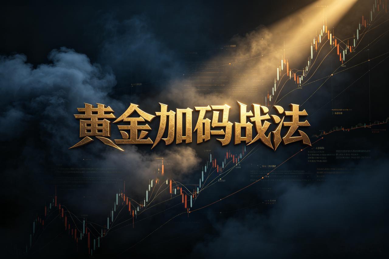 这次我要放大招，刚琢磨出一套专门做黄金的新战法叫黄金加码战法，这段时间一直在搭模