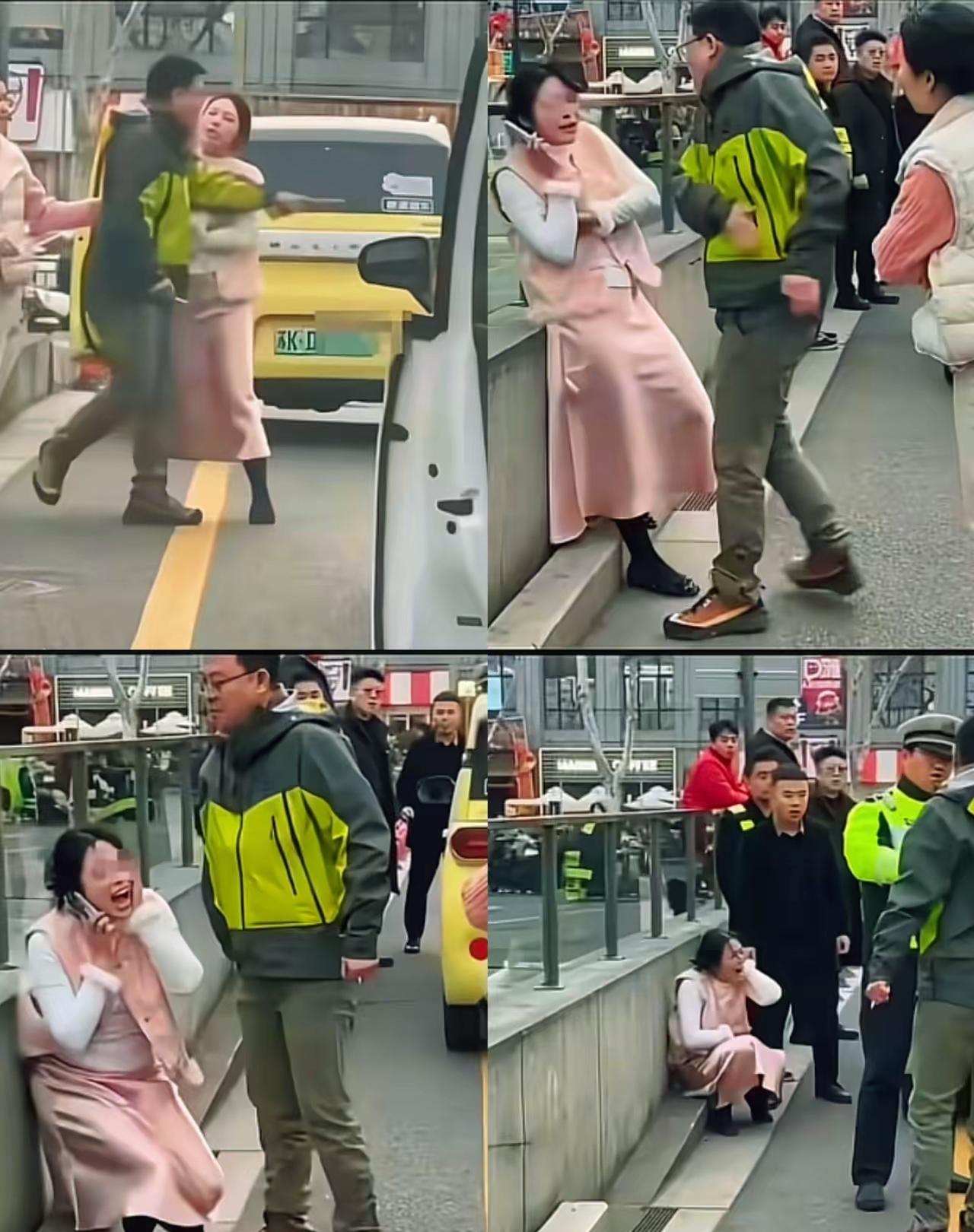 一个女的，晚高峰在单行道上强行变道，把人家车给蹭了。按理说，这事儿走个保险道个歉