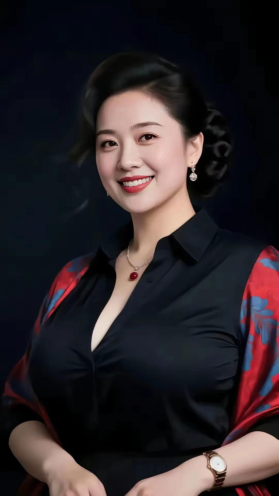 半老徐娘，风韵犹存。雍容华贵，仪态万方。花容月貌，玉质天成。美若天仙，人间