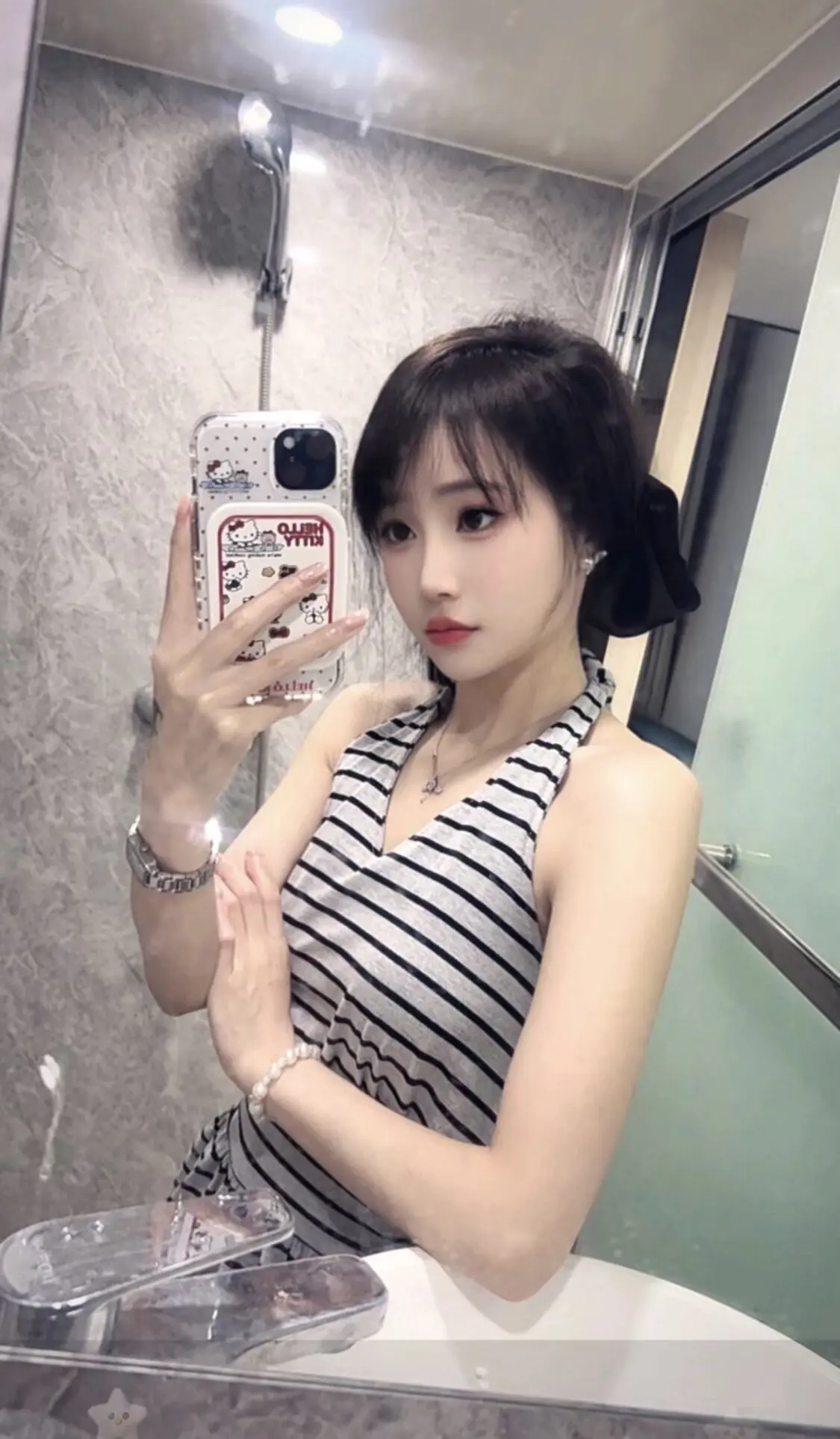 穿衣自由微胖女孩 对镜拍系列 惊艳瞬间 邻家女孩