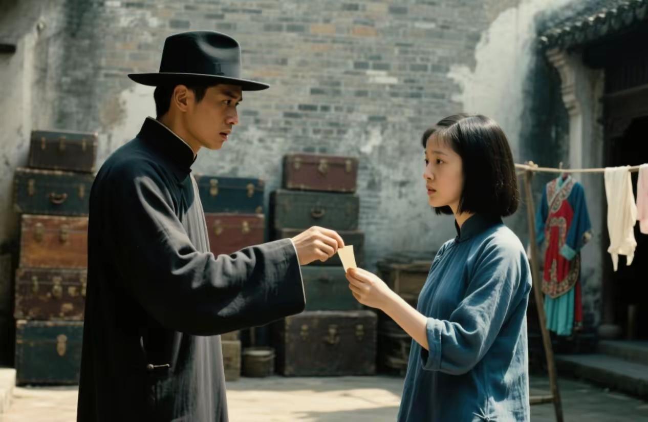 1941年，一鬼子翻译趁鬼子看戏时，悄悄把一女子引向后院。突然他一把攥住女子手腕