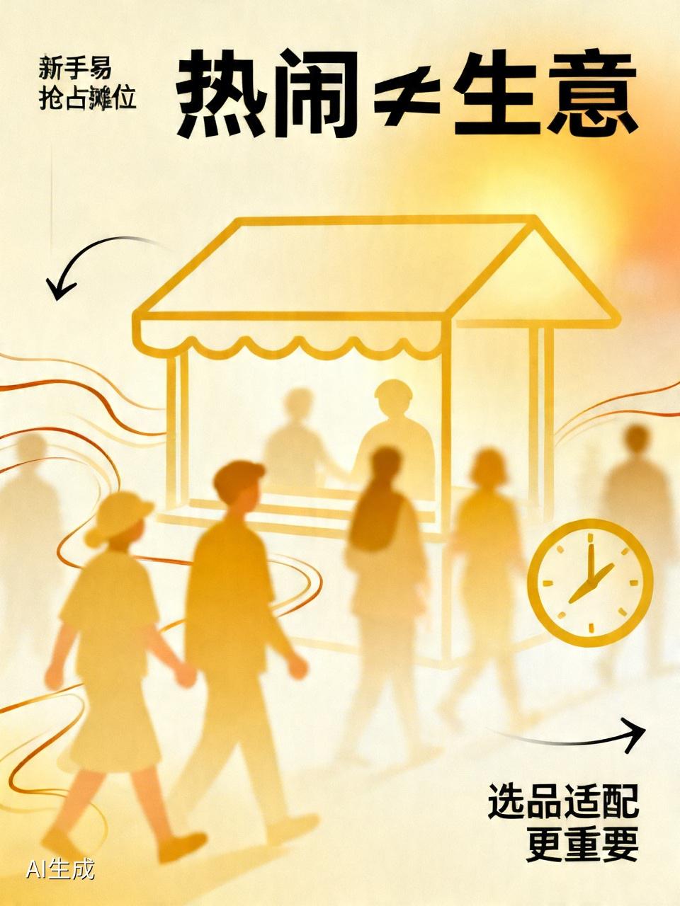 摆摊有个潜规则，就是那些免费的摊位也不能随便占，不是谁来的早就是谁的，原来的摊主