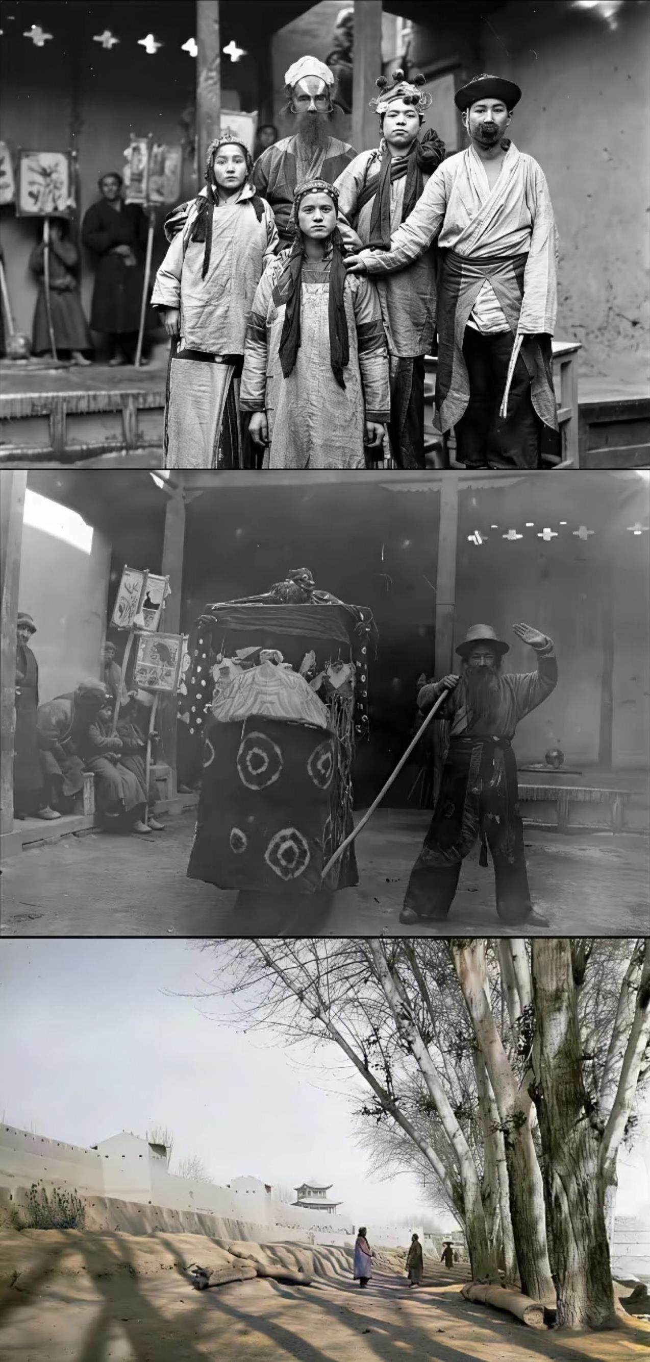 这是1927年德国探险队在新疆莎车县考察时，拍摄的一些当地风土人情的照片，其中还