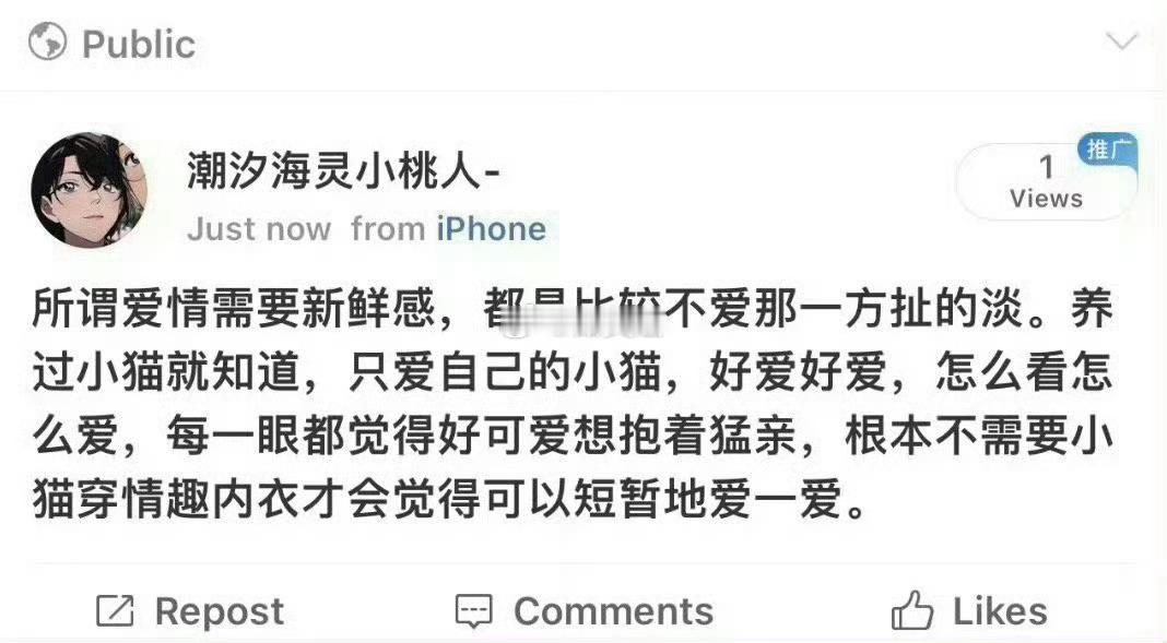 “养过小猫就知道爱不需要新鲜感​”​​​