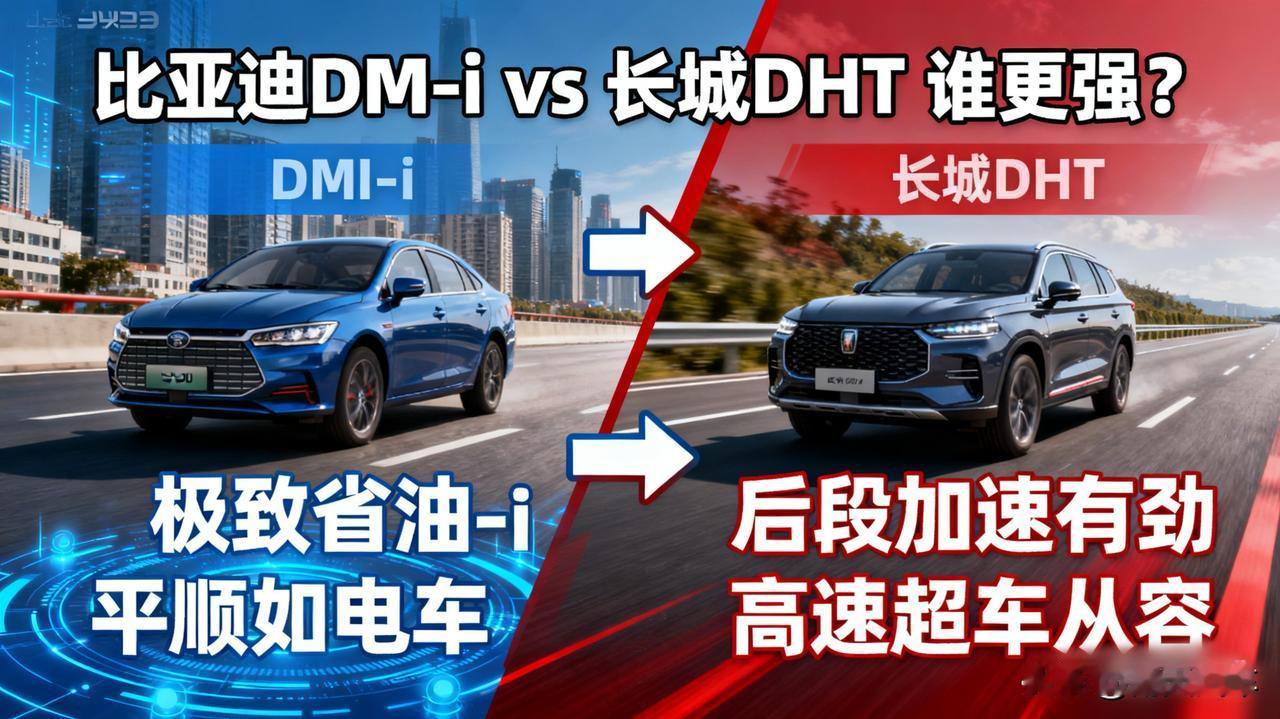 比亚迪的DM-i和长城的DHT,到底谁更强?老司机深度对比来了!两台车都深度
